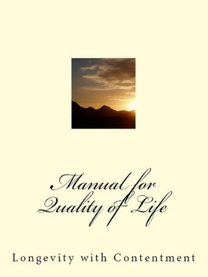 cover image of Manual for Quality of Life
